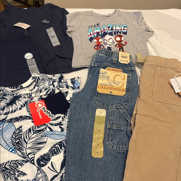 Kids Clothing Bundle with Graphic Tee and Carpenter Jeans - Picture 2 of 10